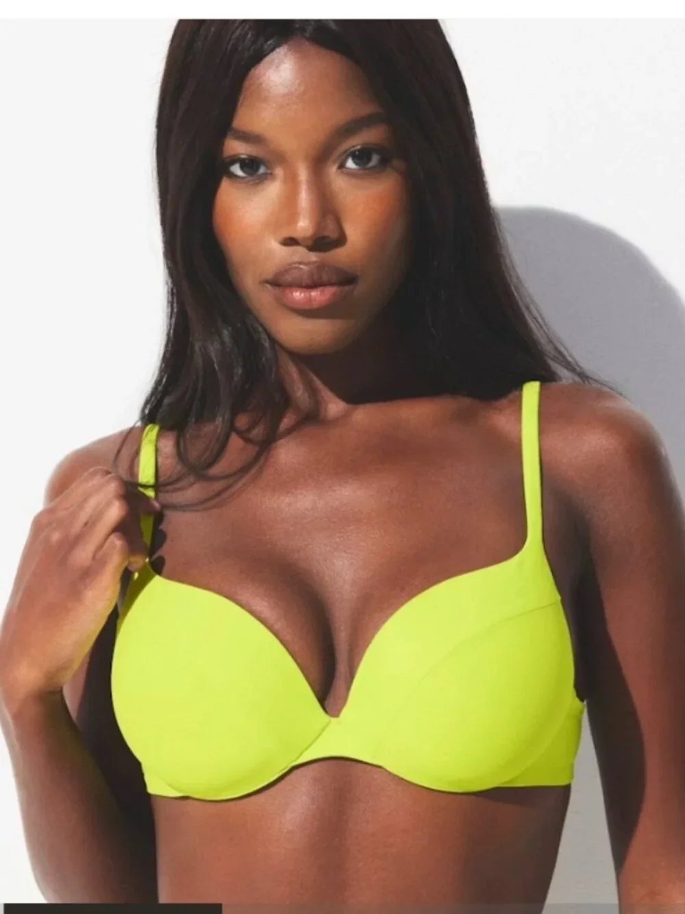 NEW SKIMS Ultimate Push Up Tie Back Bikini Top LE Sphene Size 10 38C 36D